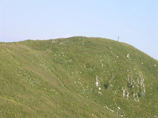 Ogromno poti do vrha - tokrat ni bilo planincev.